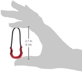 MAXPEDITION Positive Grip Zipper Pulls (Small, EMS Red) Pack of 6, Zipper Pull Replacement for Emergency Medical Backpacks, First Aid Kits, Tourniquet Pouches, PZSRED