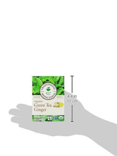 Traditional Medicinals Organic Green Tea Ginger, 96 Tea Bags
