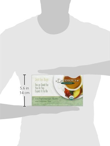 Davidson's Organics, White Peach, 100-count Unwrapped Tea Bags