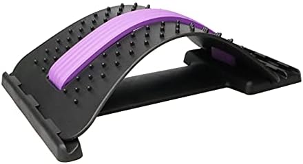 Back Massager Stretcher Equipment Massage Tools Massageador Magic Stretch Fitness Lumbar Support Relaxation Spine Pain Relief (White-Green)