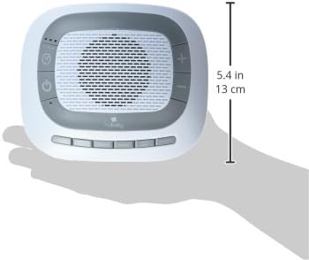 MyBaby SoundSpa White Noise Machine for Babies | 6 Soothing Lullabies for Newborns, Sound Therapy for Travel, Relaxing, Kids, Newborns, Baby Songs, Adjustable Volume, Auto-off Timer, By HoMedics