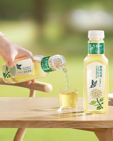 ORIENTAL LEAF Jasmine Green Tea, Unsweetened Iced Tea, 16.9 Fl Oz (15 Pack)