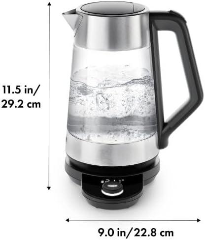 OXO Brew Adjustable Temperature Kettle, Electric Kettle, Stainless Steel