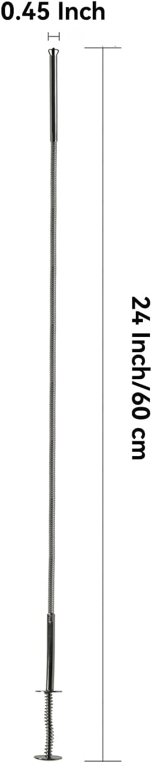 4-Claw Pick Up Tool, 24 Inch Flexible Grabber Tool, Spring-Loaded Mechanical Fingers for Tight Spaces
