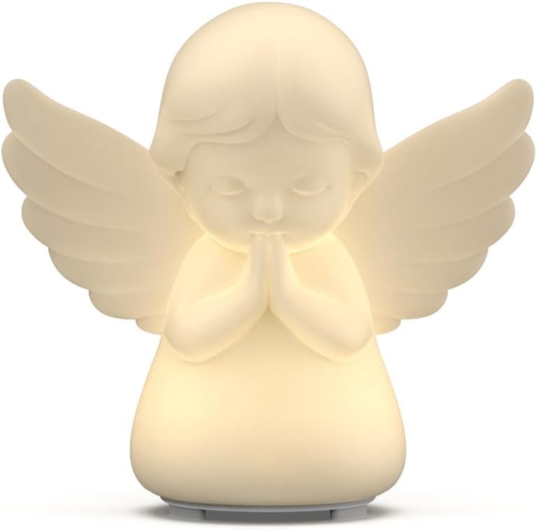 ZonLi Cute Silicone Night Light & Meditation Accessory for Calming & Mindfulness, Squishy White Noise Guided Breathing Buddy Lamp for Focus, Room Decor Gift