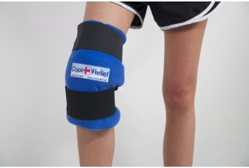 Soft Gel Knee Ice Wrap, Cold Therapy Compression Ice Pack, Universal Size