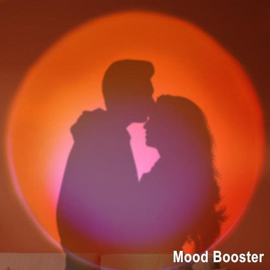 Fall Sunset Lamp Projector Light 180° Adjustable Sunset Mood Lamp, 4 Modes, Remote Control RGB Ambient Night Light for Bedroom.