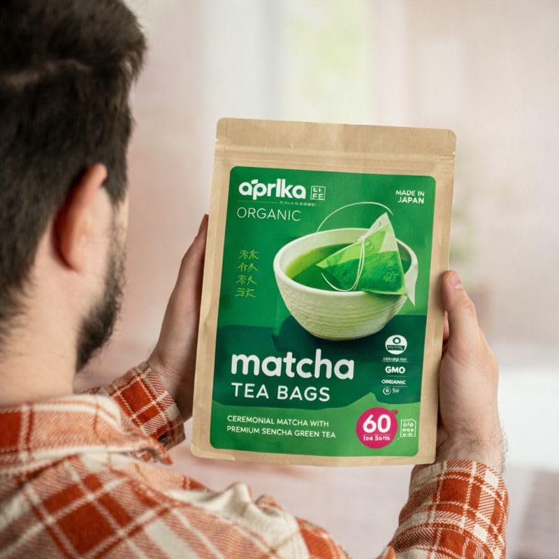 AprikaLife Sweet Matcha Latte Mix - 1st Harvest Ceremonial Grade - 6.4 oz
