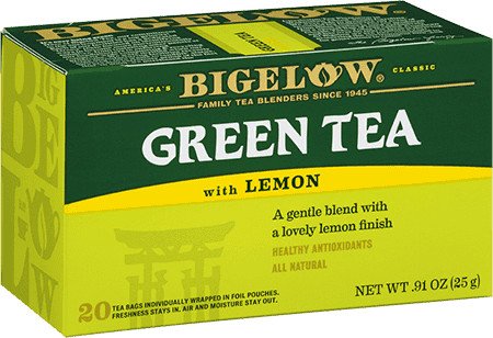 Bigelow Tea Green Tea with Mint, Caffeinated Tea with Green Tea and Peppermint, 20 Count (Pack of 6), 120 Total Tea Bags