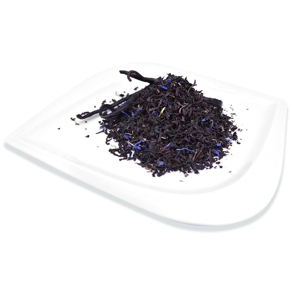 Positively Tea, Organic Earl Grey Crème Black Tea, Loose Leaf, 16 Ounce