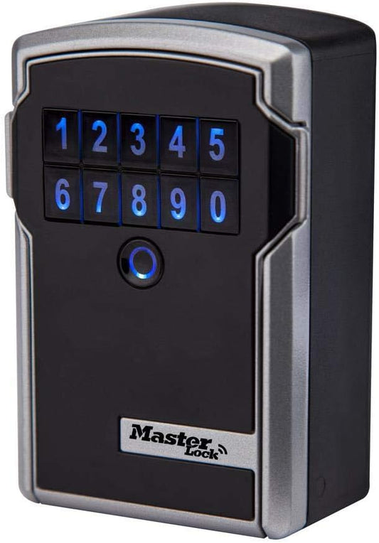 Master Lock Wall Mount Digital Key Lock Box, Bluetooth, iOS Android 5441EC