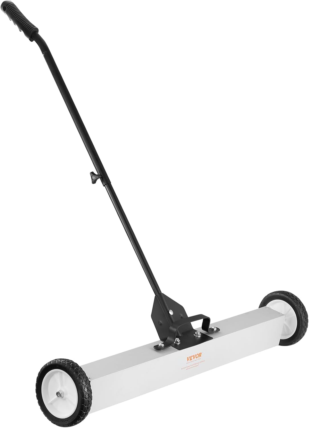 VEVOR Magnetic Pick Up Sweeper 17-inch Heavy Duty Magnet Pickup Lawn Sweeper Roofing Tools, 10 Lbs Yard Magnet with Telescoping Holder and Wheels to Pick Up Nails Magnetic Sweeper for Construction