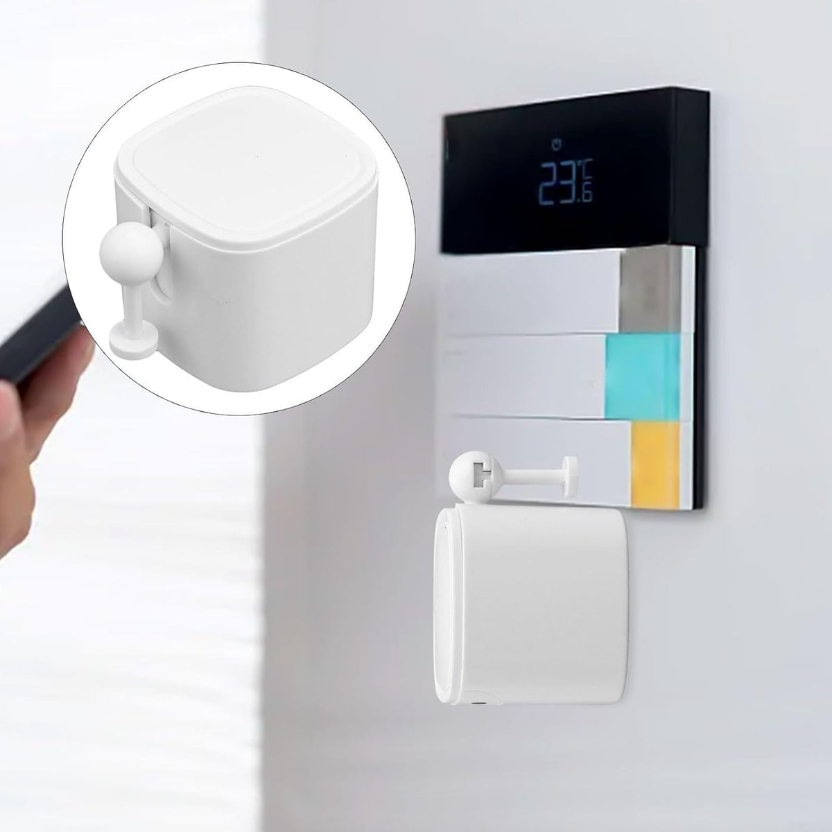 Smart Switch Pusher, Button Pusher Robot Switch for Tuya Home Automation, App Remote Timing Voice Control, 500mAh for battery