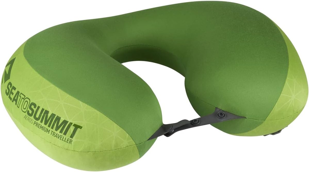 Sea to Summit Aeros Premium Traveller Inflatable Neck Pillow, Navy Blue