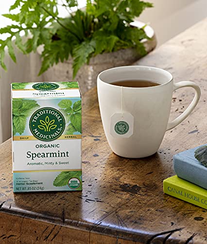 Traditional Medicinals Organic Spearmint, 96 Tea Bags