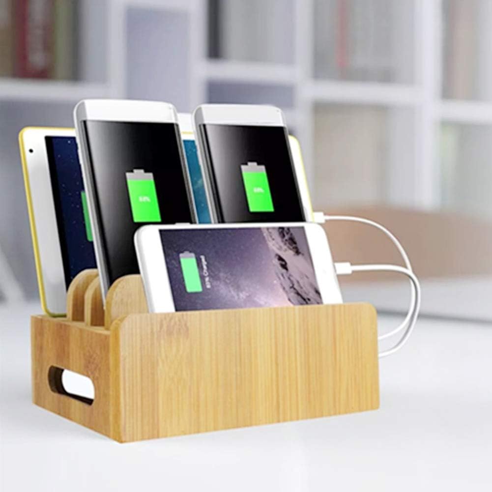 Phone Stand, Sturdy Organizer with Charging Rack for Multiple Phones, Smooth Surface, Ideal for Home, Office & Car