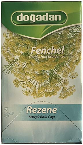 Dogadan Fennel Herbal Tea 20 Tea Bags (Rezene Cayi)