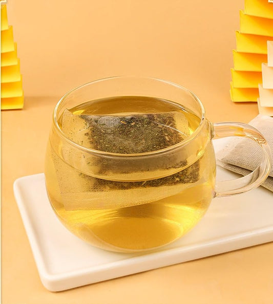 Kuting MULLEIN LEAF TEA Bags, 100% Natural Tea, Sugar Free, Gluten Free, Soy Free, Non-GMO, 60 Count Round Eco-Conscious Teabags