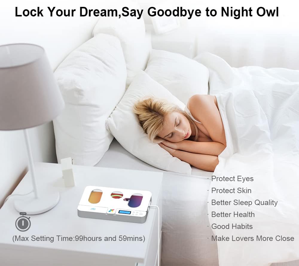 ySky Phone Lock Box with Timer,Phone Access Blocker Device for Cell Phones, Limits Smartphone Access, Reduces Screen Time & Improves Focus,Timed Jail Locker to Help Kids,Students, Adults Focus Back
