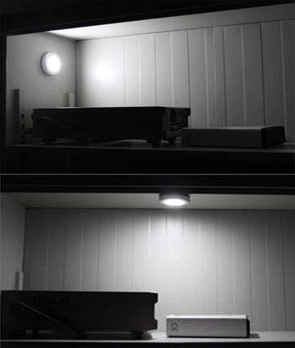 3 Pcs Motion Sensor Light Indoor, Searik Magnetic LED Night Light Battery Powered Step Lights Stair Closet Light Under Cabinet Lighting Stick On Anywhere Lamp for Home Kitchen Hallway Cabinet Bathroom