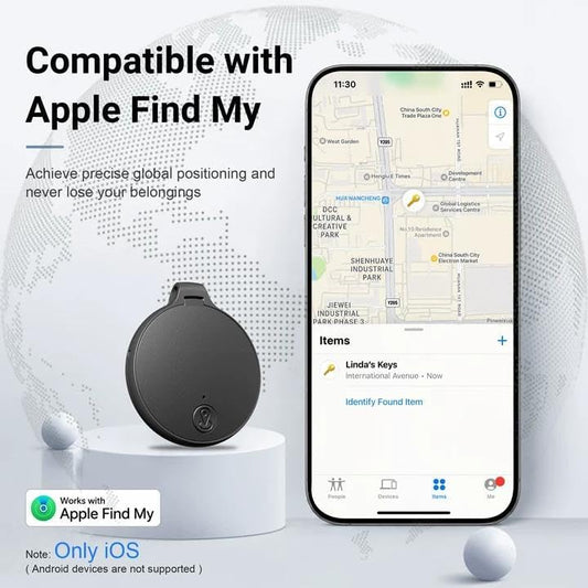 Bluetooth Tracking Tags (iOS Only) 4 Pack, Compatible with Apple Find My