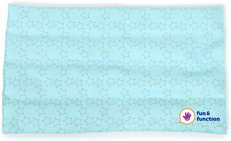 Fun and Function Wipe Clean Weighted Lap Pad for Kids with Sensory Issues & Special Needs - Sensory Weighted Lap Pad for Kids 50 Pounds - Weighted Lap Blanket - Weighted Calm Down Corner Supplies