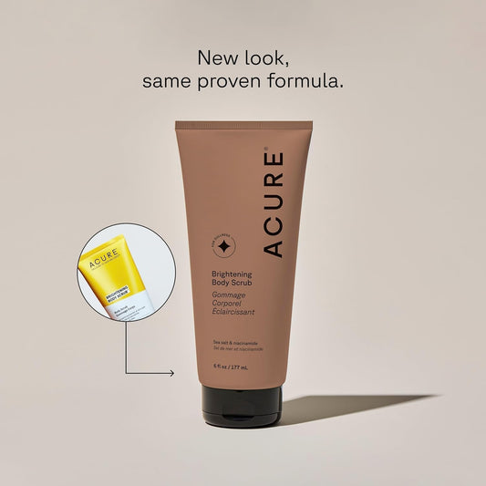 Acure Brightening Body Scrub - Exfoliator - 6 fl oz