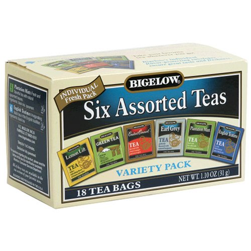 Bigelow Variety Pack Assorted Teas, Pack of 1 (18 Units)