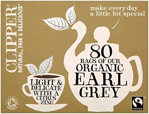 Clipper Fairtrade Organic Earl Grey 80 per Pack