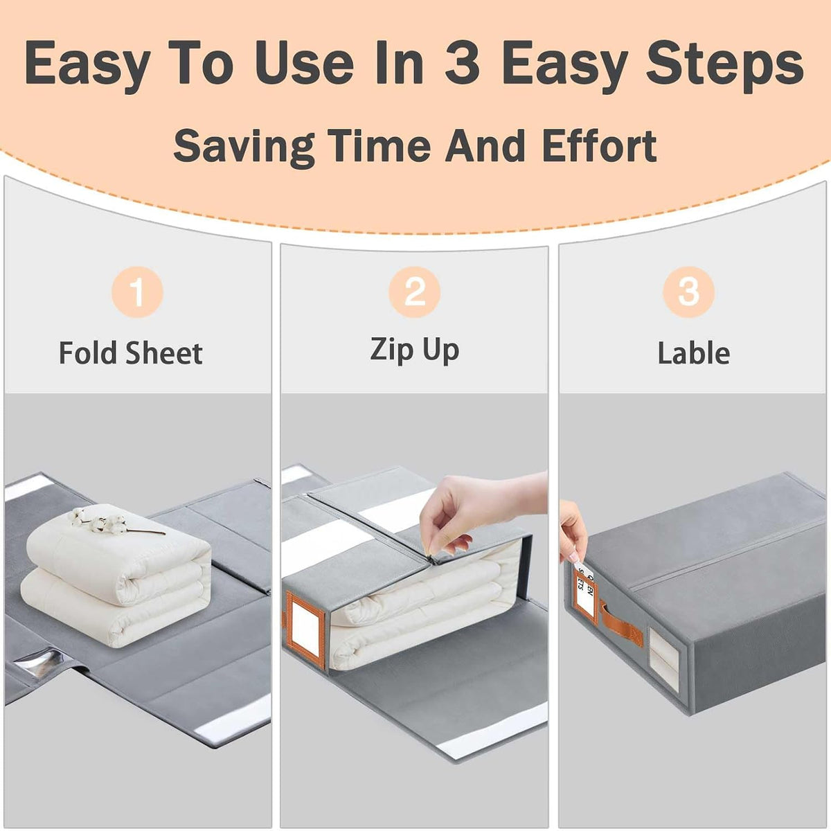 GhvyenntteS Bed Sheet Organizers and Storage, Closet Organizer