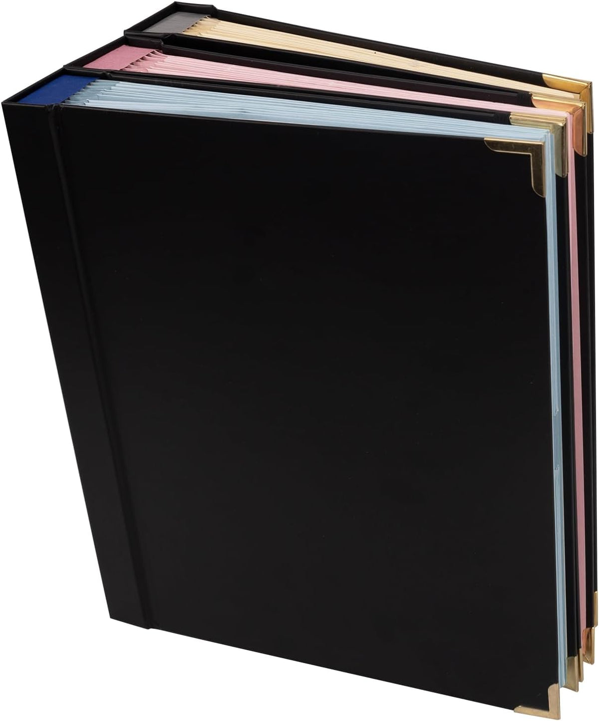 Document Organizer | in Case I Die Binder Organizer with Labels-Black+Pink