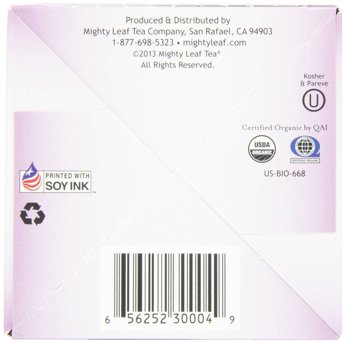 Mighty Leaf Earl Grey Black Tea 45 Pouches Premium Earl Grey Black Tea