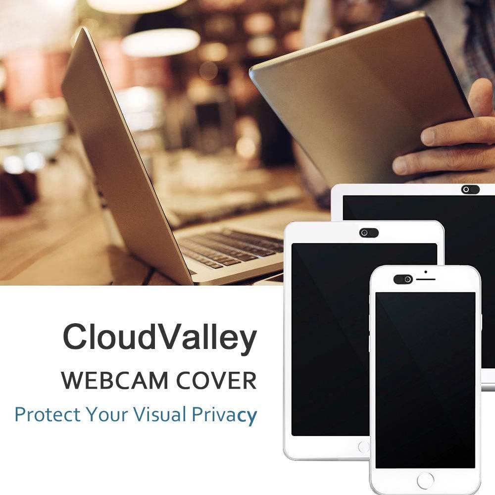 CloudValley Laptop Camera Cover Slide, Metal 0.023 Inch Ultra-Thin, 2 Packs