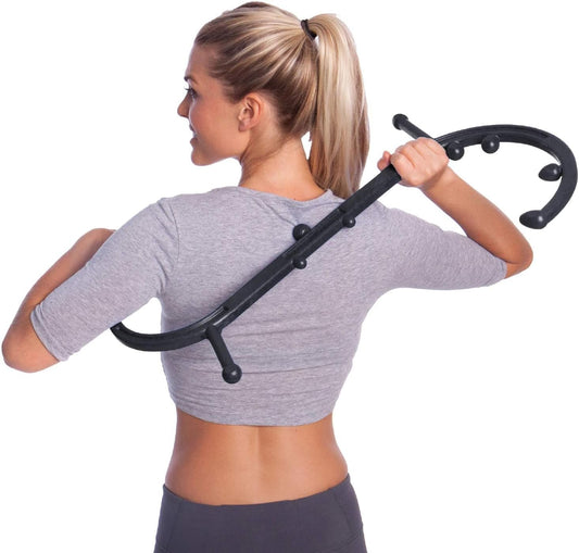 Body Back Buddy Classic Back Massager & Neck Massager for Pain Relief Black