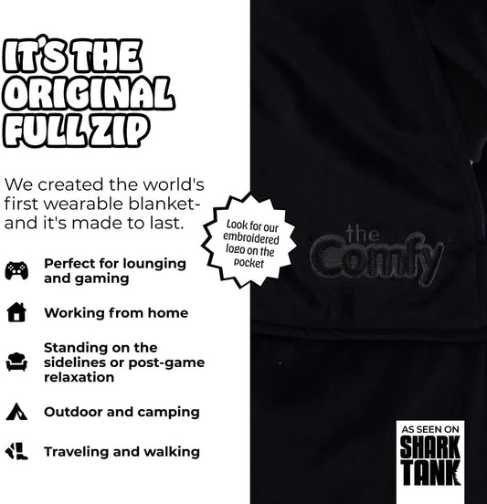 THE COMFY Original | From Shark Tank | Patented | Oversized Sherpa Wearable Blanket Hoodie| Gift for Women & Men | One Size
