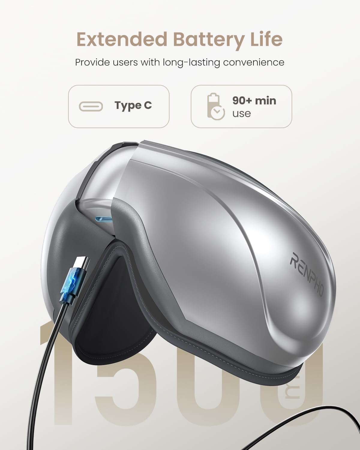 RENPHO Eyeris Masc Head and Eye Massager, FSA Eligible HSA