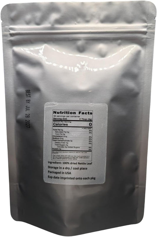 Nettle Leaf - Urtica dioica Dried Loose Leaf 100% from Nature (1 oz)