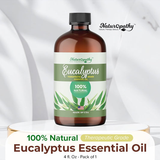 Naturopathy Lavender Essential Oil, 100% Natural Therapeutic Grade, Premium Quality Lavender Oil, 4 fl. Oz - Perfect for Aromatherapy and Relaxation