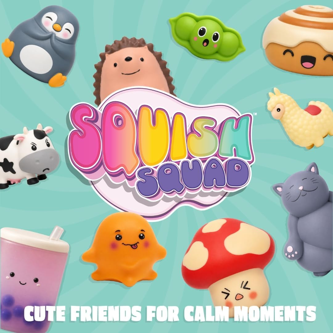 Boxer Gifts Calma Llama Stress Relief Toy | Unique Stress Balls for Adults & Teenagers - Animal Squishy Fidget Toys for Anxiety - Cool Desk Accessories | Cute Stocking Stuffer Llama Gifts