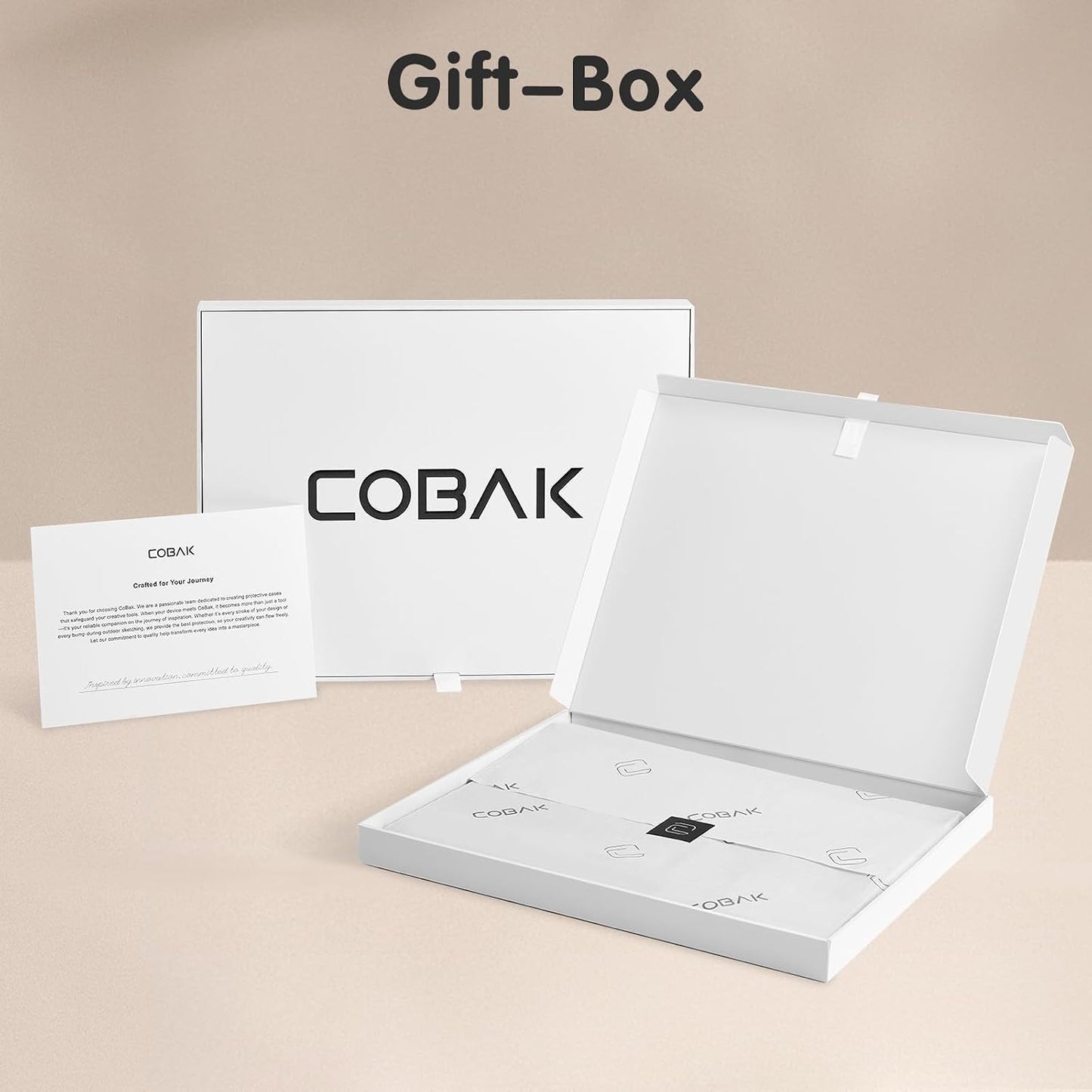 CoBak 6 Sides Portable White Board 12x9 inch (A4) - Notebook Design Dry Erase Small Board with Pocket and 3 Markers, Anti-Ghosting Surface for Office, School, Homeschool with Gift Box (Brown)