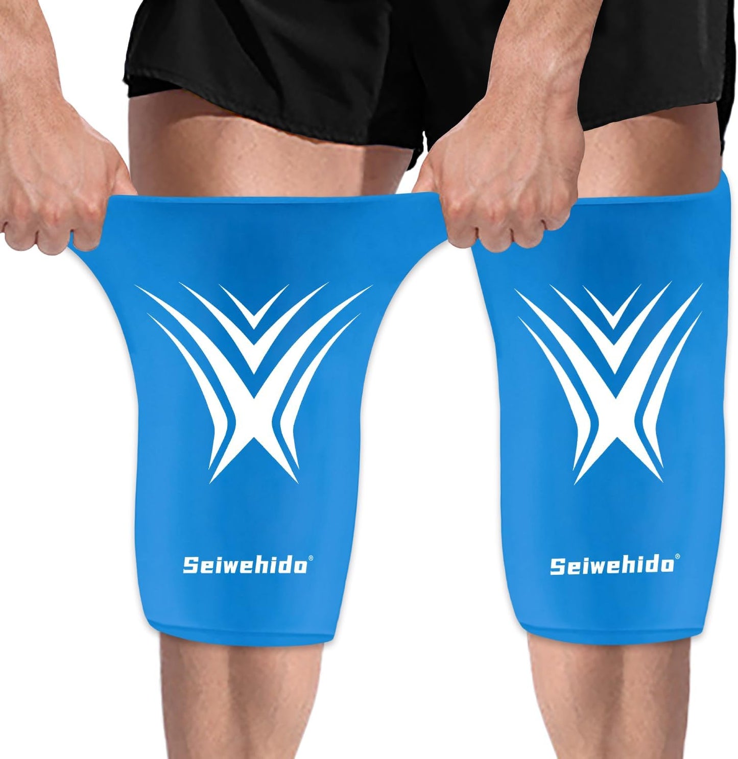 Extended Leg Knee Ice Pack Wrap for Injuries Compression, Reusable Gift Soft Gel Freeze Knees Brace for Swelling, Replacement Surgery, Cold Compress Therapy for Arthritis, Meniscus Tear and ACL
