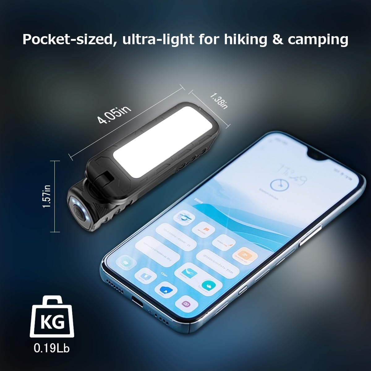 Rechargeable 5000lm LED Work Light BBQ Grilling Accessories with Magnetic Base, 180° Rotate Mechanic Grill Light for Car Repair, Emergency, Camping, Outdoor & Mechanics Tools