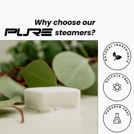 Sport Shower Steamers for Men - USA Made, Natural Eucalyptus Essential Oil