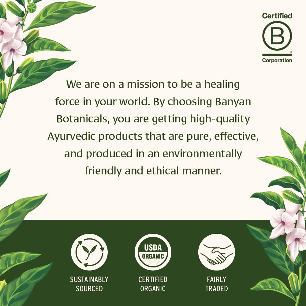 Banyan Botanicals CCF Tea (Cumin, Coriander, Fennel) – Organic Digestion Tea – Traditional Ayurvedic Detox For Supporting Digestion & Gentle Cleansing – 3.5 oz – Non-GMO Sustainably Sourced Vegan