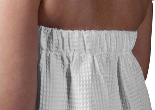 BY LORA Womens Lightweight Waffle Spa Wrap Towel, Quick-Dry Body, Multi Colors