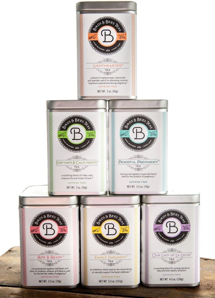 Birds & Bees Teas - Elderberry Tea - Family Immunity Tea is a blend of Immunity Herbs! Makes A Delicious Sambucus Elderberry Syrup - 40 Servings, 9.0 oz