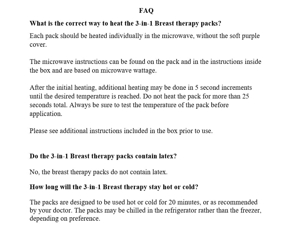 Lansinoh Breast Therapy Packs with Soft Covers, 2 Pack