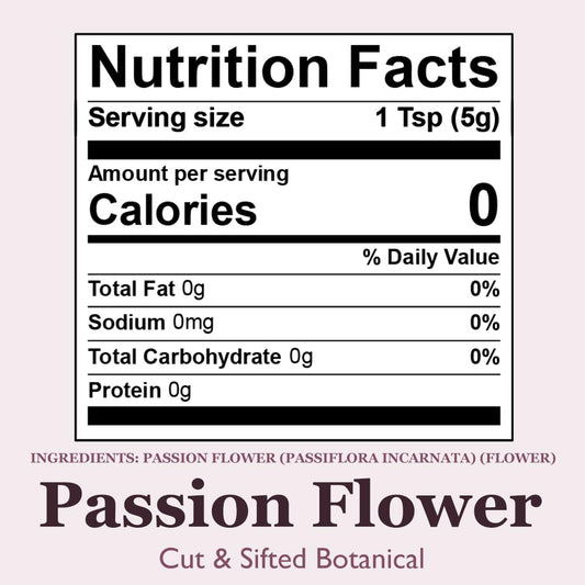 Positively Botanicals, Organic Passion Flower, Loose Leaf, 16 Ounce