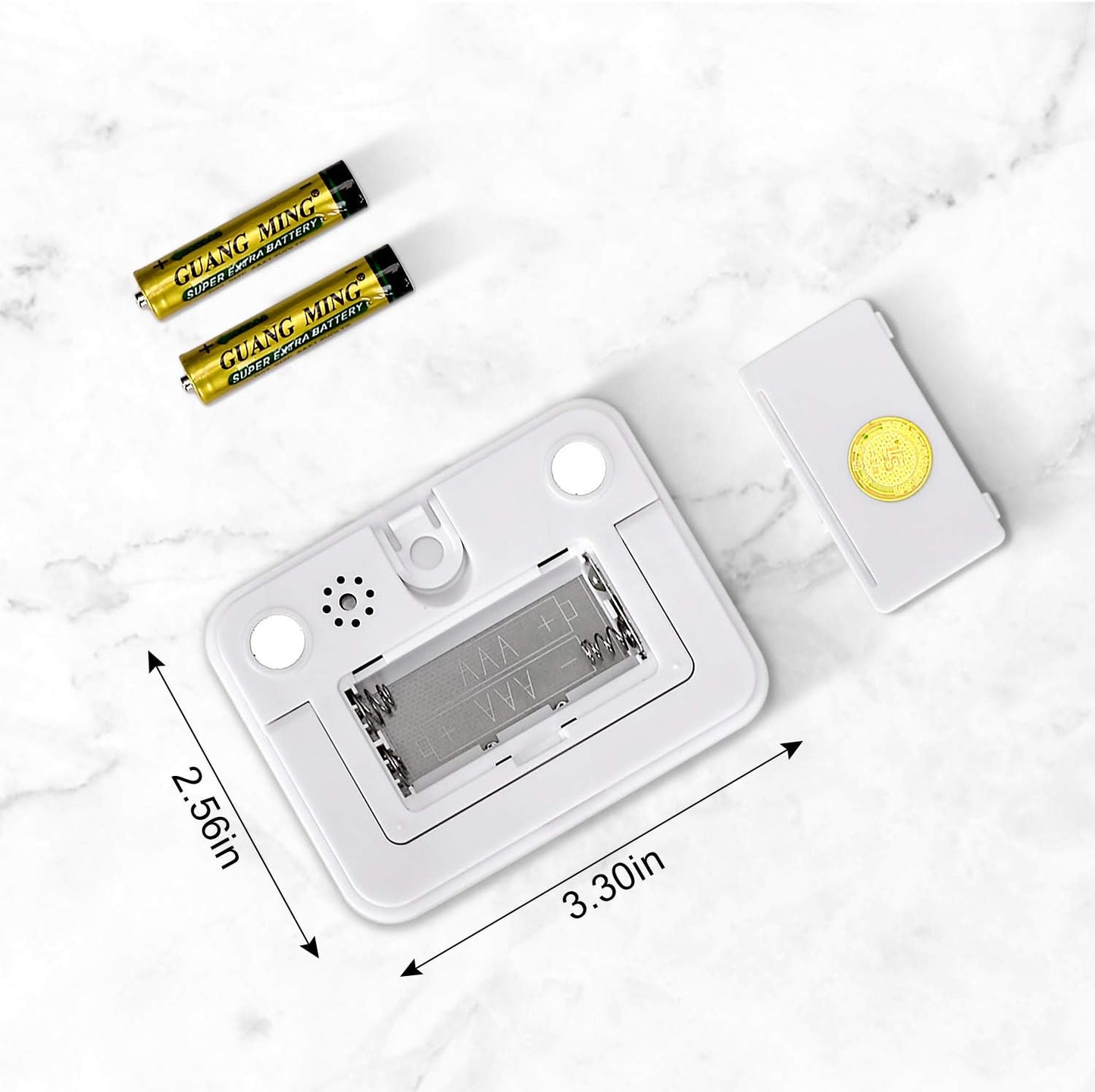 Pomodoro 25, 5 Minute Adjustable Productivity Timer White