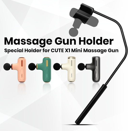 HEYCHY Massage Gun Holder, Massager Holder, Works with C1 Mini and Max | Hard-to-Reach Areas Ergonomic Design Secure Hold Comfortable Grip